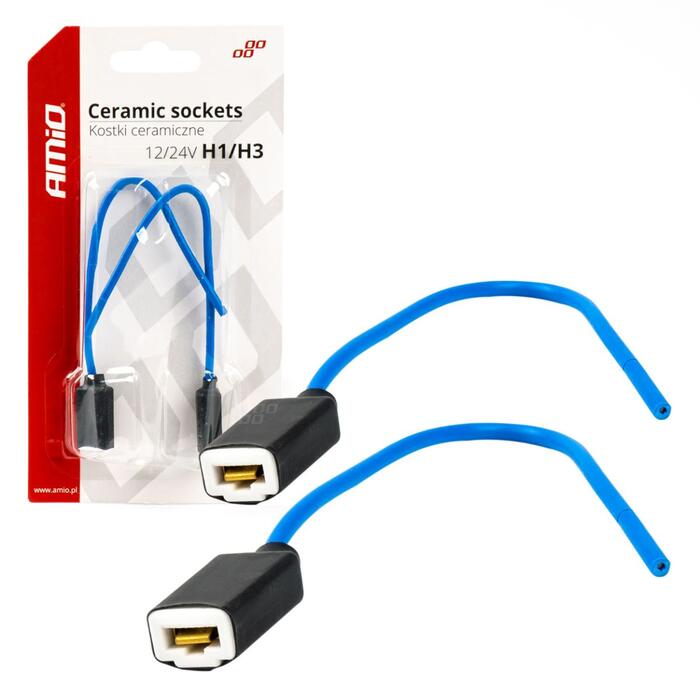AMiO Spuldzes ligzda 2 pcs H1/H3