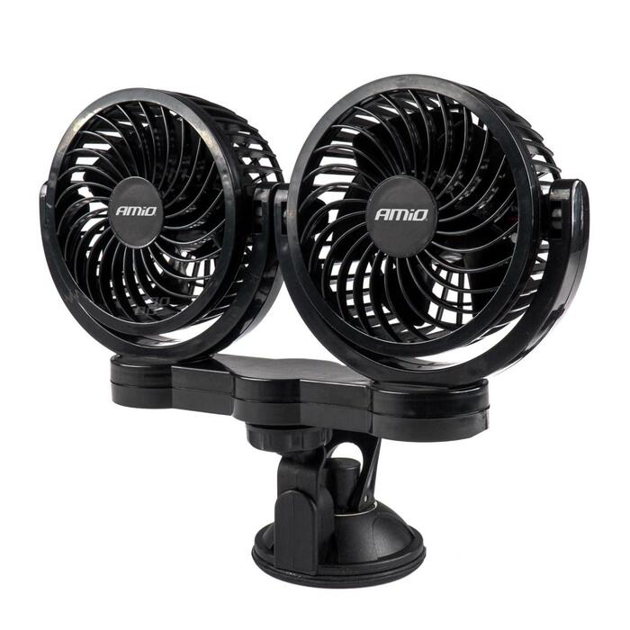 Auto salona ventilators 2x4" 24V (03011)