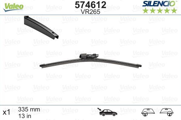 Logu slotiņa S574612 Valeo Silencio SEAT