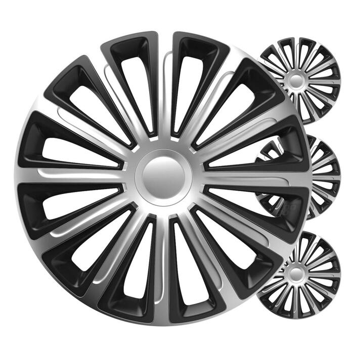 Dekoratīvas disku uzlikas 4gb Trend black  silver 14" COLOR BOX (6834)