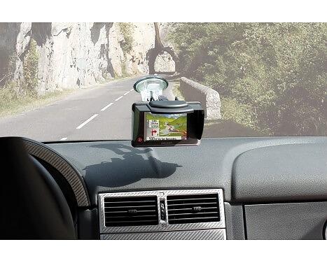 Auto telefona vai navigācijas saules sargs