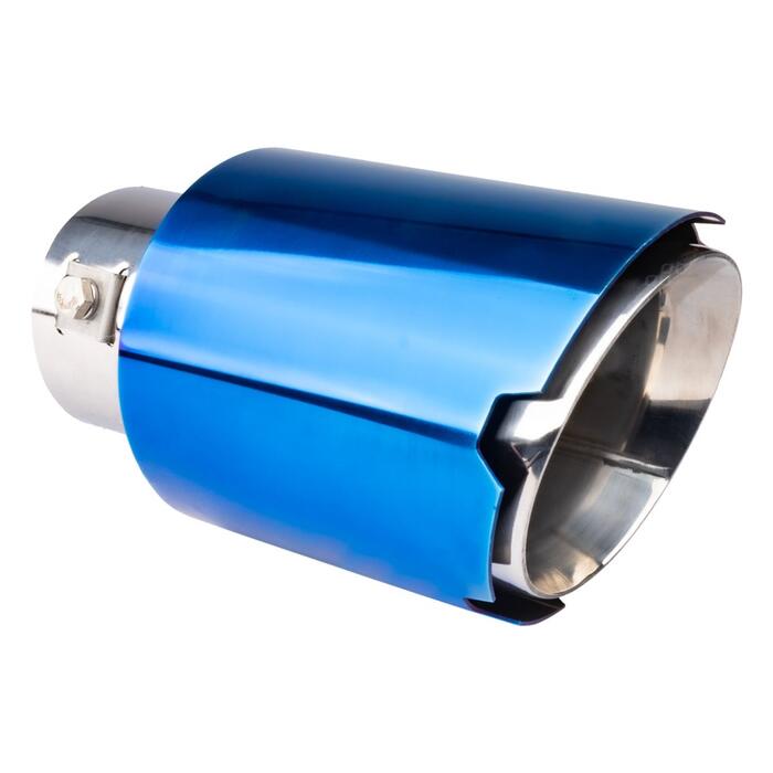 Auto izpūtēja uzlika stainless steel blue AMIO-04066 (04066)