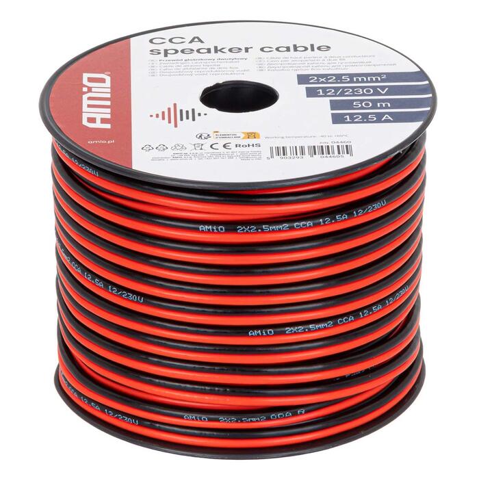 CCA Vads 2x2.5mm2 50m 12.5A AMIO-04460 (04460)