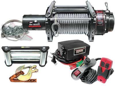Elektriskā viņča ROCK 24V 8170kg ar pulti IP67 (9201-100191)