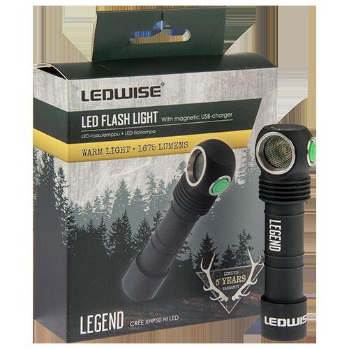 LEDWISE Multifunkcionāls galvas lukturis 1675lm LEGEND WARM (1700-AT782)