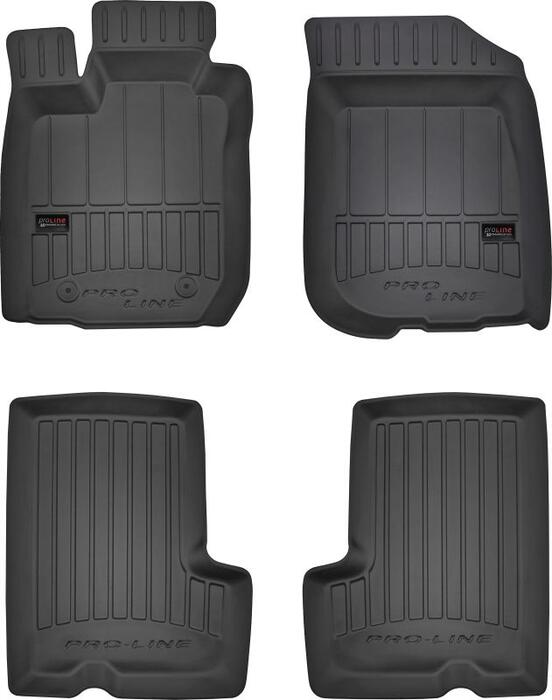 Gumijas paklāju komplekts 3D FROGUM DACIA DUSTER I 2010-2013 (09-3D407152)