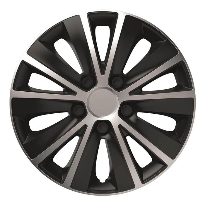 Auto disku dekoratīvā uzlika 1gb Hubcap Rapide 15" SILVERBLACK (10298m)
