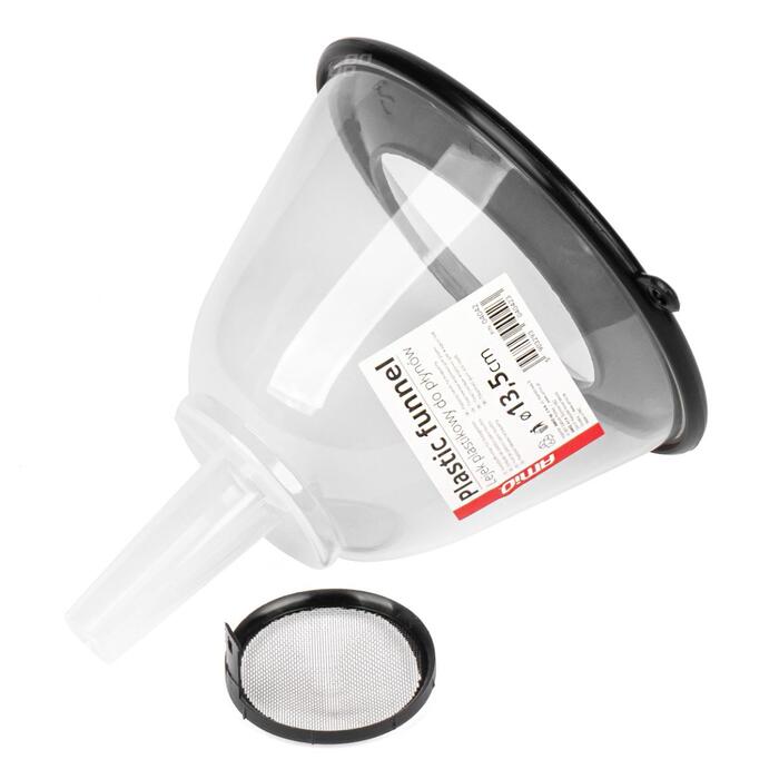 Plastmasas piltuve ar vāku un filtru
