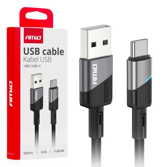 USB to USB-C cable 3A 100cm
