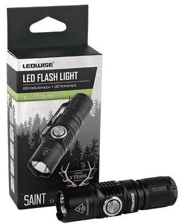 LEDWISE 1000lm Kabatas lukturis SAINT (1700-AT784)