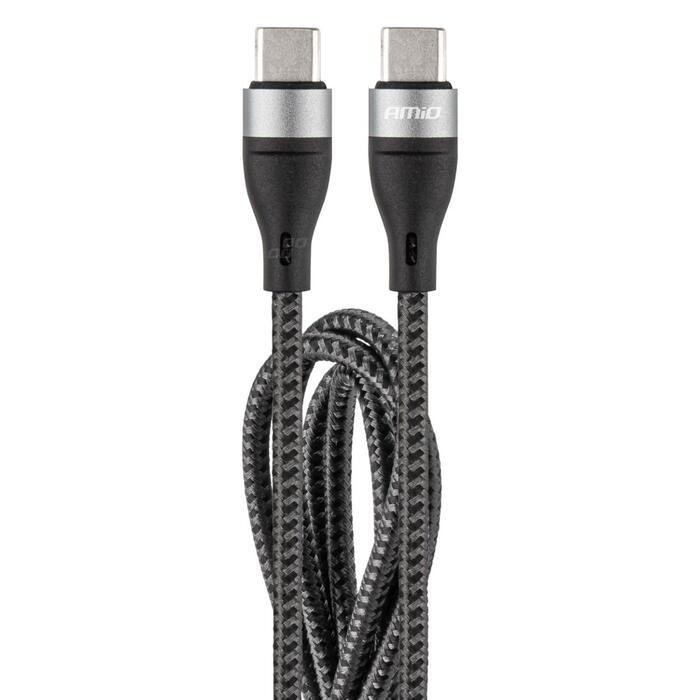 AMiO Vads USB-C+USB-C Cable 100cm FullLINK