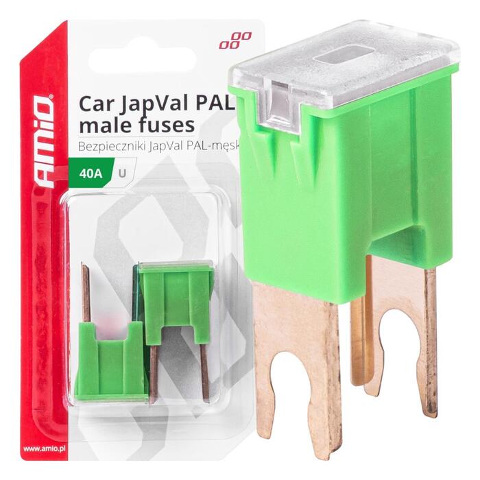 Drošinātājs Car JapVal PAL male fuses U 40A AMIO-03407 (03407)