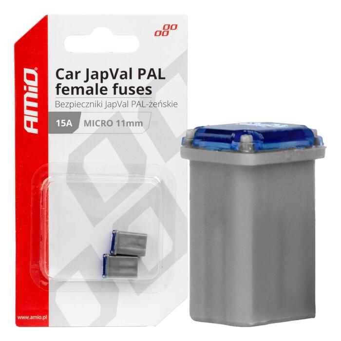 Auto JapVal PAL ligzdas drošinātāji 15A AMIO-03457 (03457)