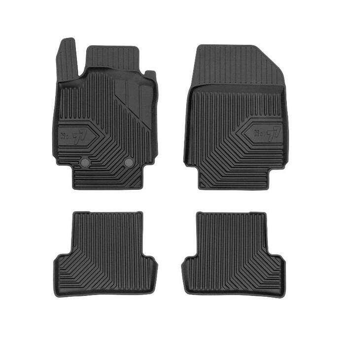 Gumijas paklāju komplekts RENAULT CLIO III 2005-2012 (09-77409651)