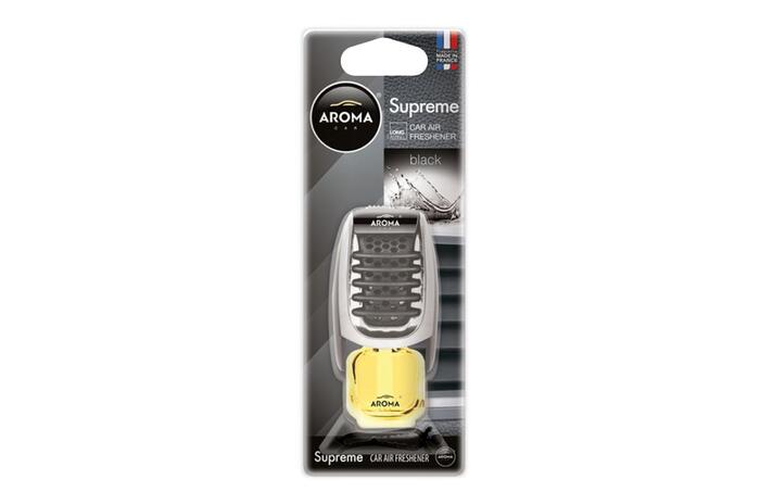 Gaisa atsvaidzinātājs Car air freshener AROMA SUPREME BLACK (A92050)