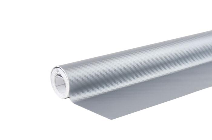 3D CARBON Karbona plēve SILVER foil 30cm x 150cm (02600)