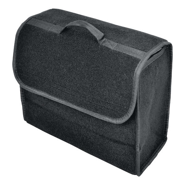 Pelēka bagāžnieka soma Velūra 35x25x15cm CARPOINT