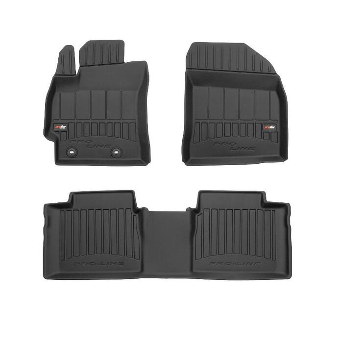 Gumijas paklāju komplekts 3D FROGUM TOYOTA COROLLA XI E160 2013-2019 (09-3D407701)
