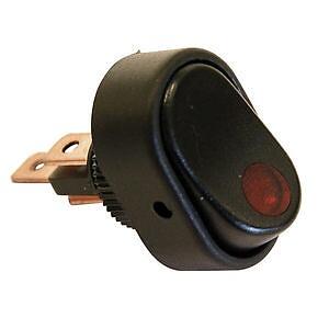 Slēdzis LED sarkans 12V 30A, 2gb