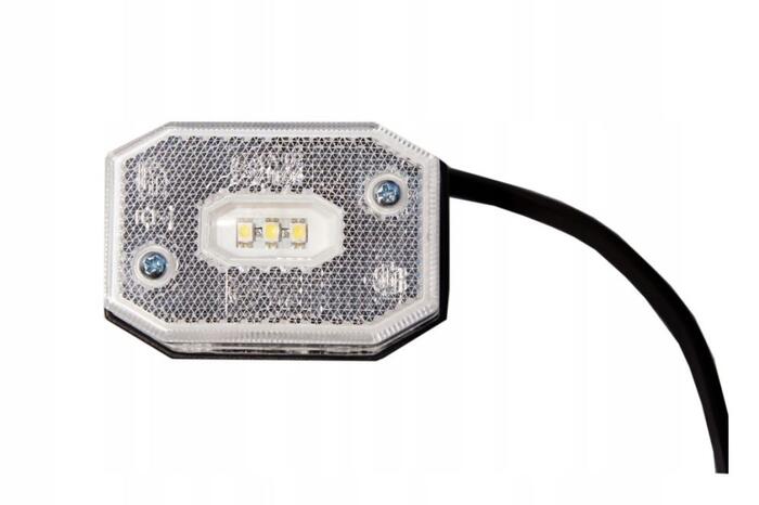 LED Balts piekabes gabarītlukturis FT-001 B