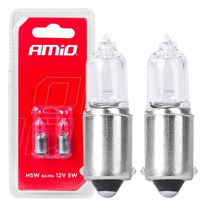 Halogen bulbs H5W 12V 5W BAX9S