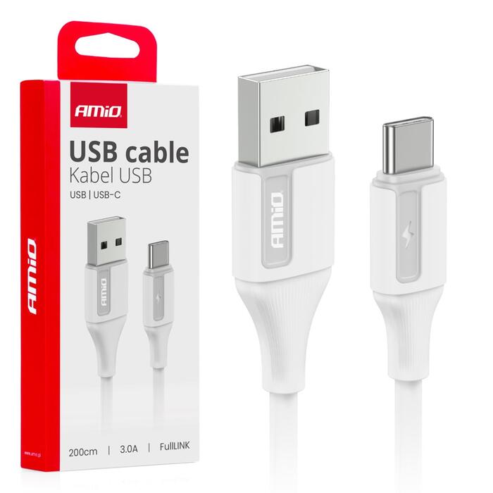 USB to USB-C cable 3A 200cm
