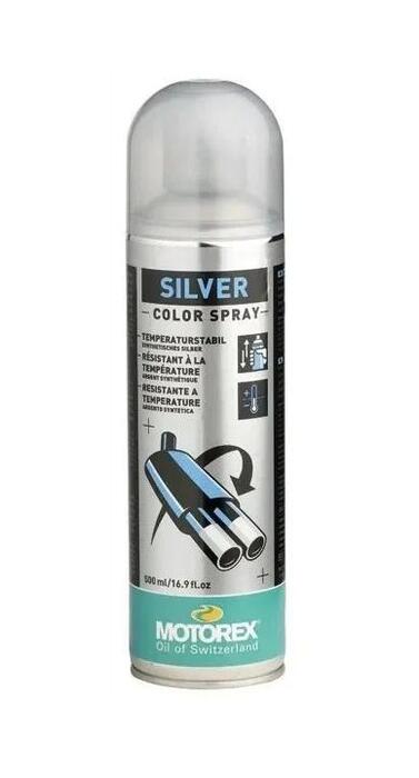 Sudraba krāsas aerosols Motorex Silver -