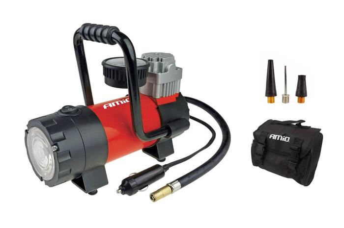Auto gaisa kompresors 12V 7bar/100PSI HG LED ACOMP-06 Amio 02180 (02180)