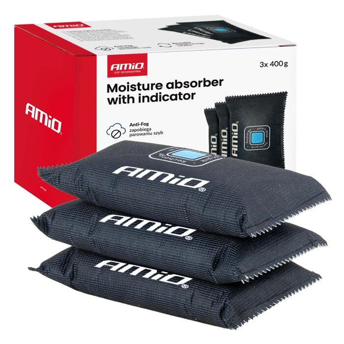 Mitruma savācējs ar indikatoru 3x400g AMIO-04878