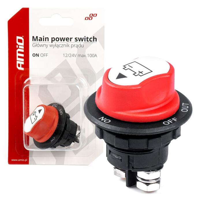 AMiO Masas slēdzis 12/32V max 100A