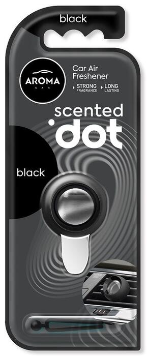 Auto gaisa atsvaidzinātājs Car air freshener AROMA CAR Membrana DOT Black (A12039)