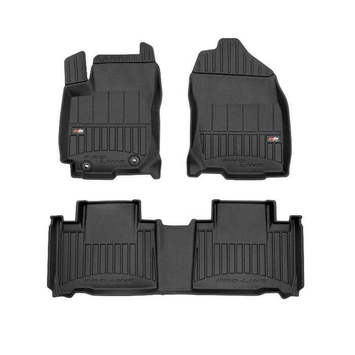 Gumijas paklāju komplekts 3D FROGUM TOYOTA RAV4 IV HYBRID 2015-2019 (09-3D425743)