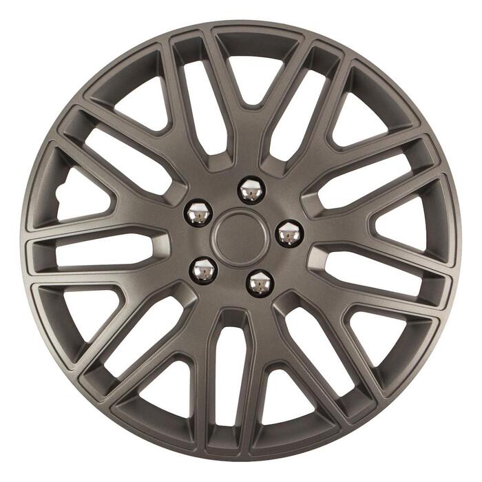 Auto disku dekoratīvā uzlika DAKAR NC 17" GRAPHITE with chrome nuts (11283)