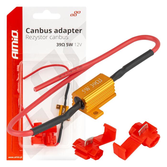 LED Canbus releja rezistors 39Ω 5W