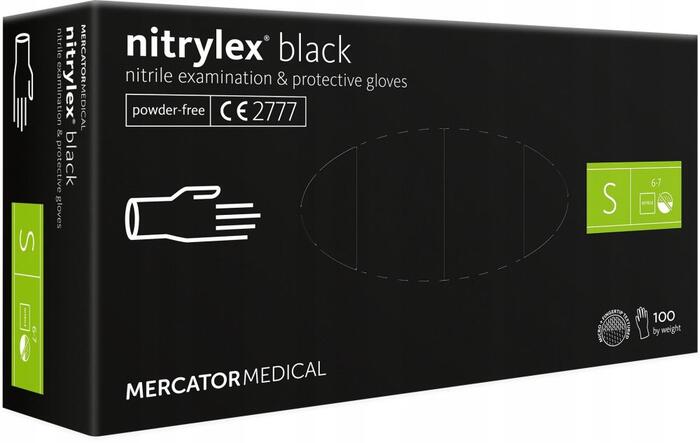 Mercator Medical Melni nitrila cimdi Basic