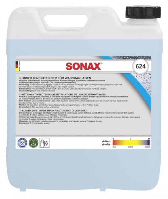 SONAX 624600 Kukaiņu daļiņu noņēmējs 10L