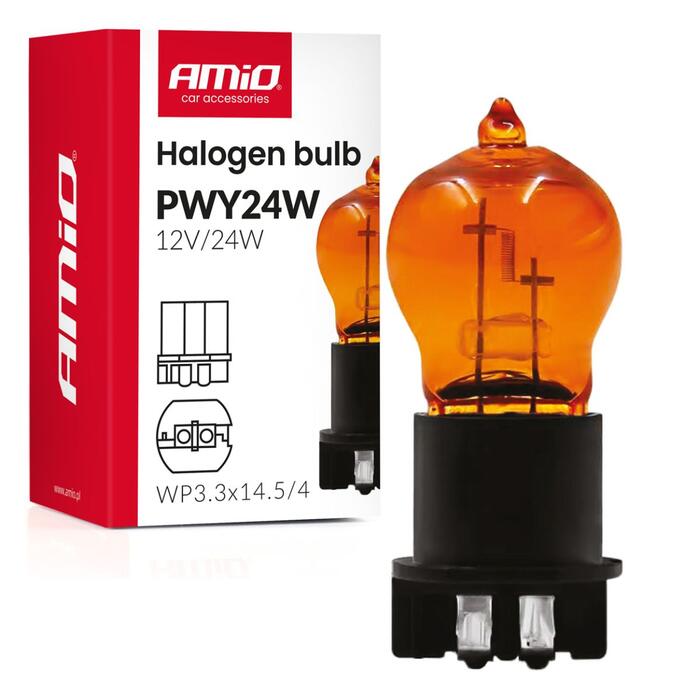 Halogena spuldze PWY24W WP3.3x14.5-4