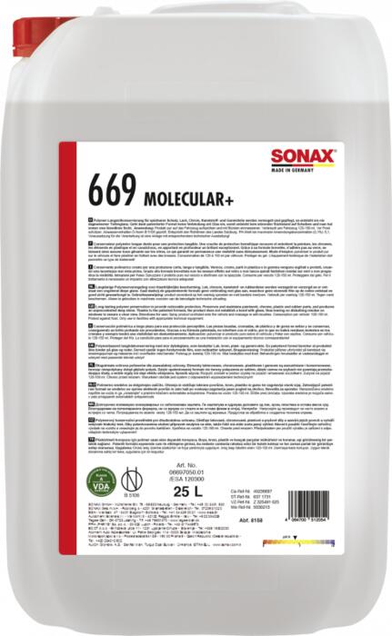 SONAX 669705 Molecular+ InteliWash, Tīrīšanas līdzeklis 25L (669705)