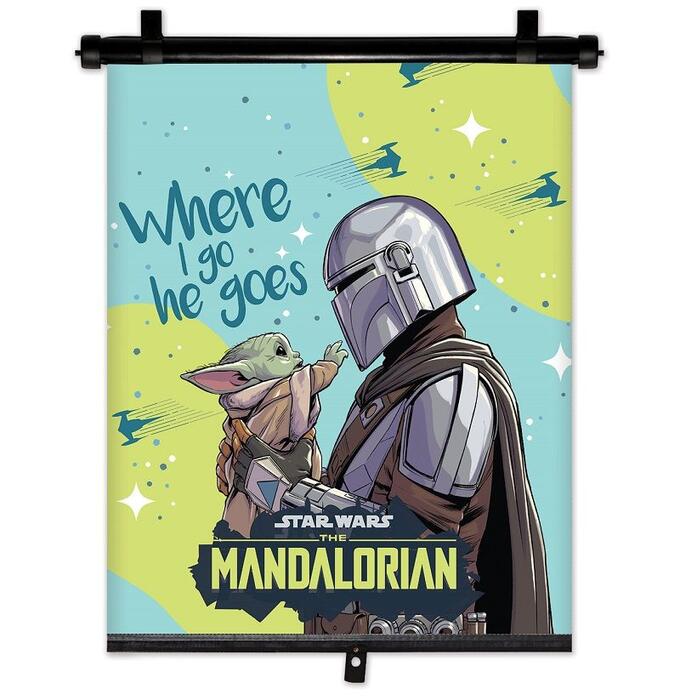 Auto saulessargs žalūzija Roller sunshade 1 pc 36*45 cm. The Mandalorian (S59383)