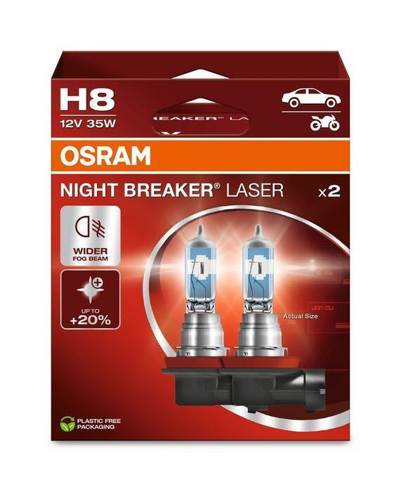 OSRAM spuldze H8 35W 12V PGJ19-1