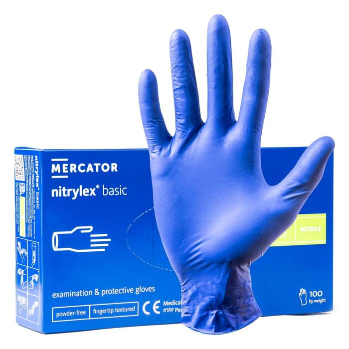 Mercator Medical Nitrila aizsargcimdi Nitrylex Basic