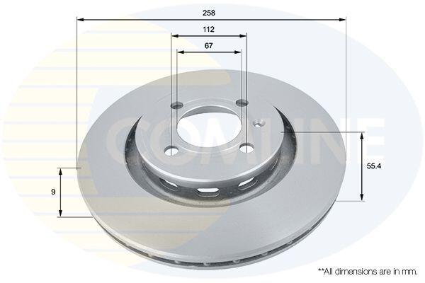 Bremžu disks COMLINE, MERCEDES - BENZ