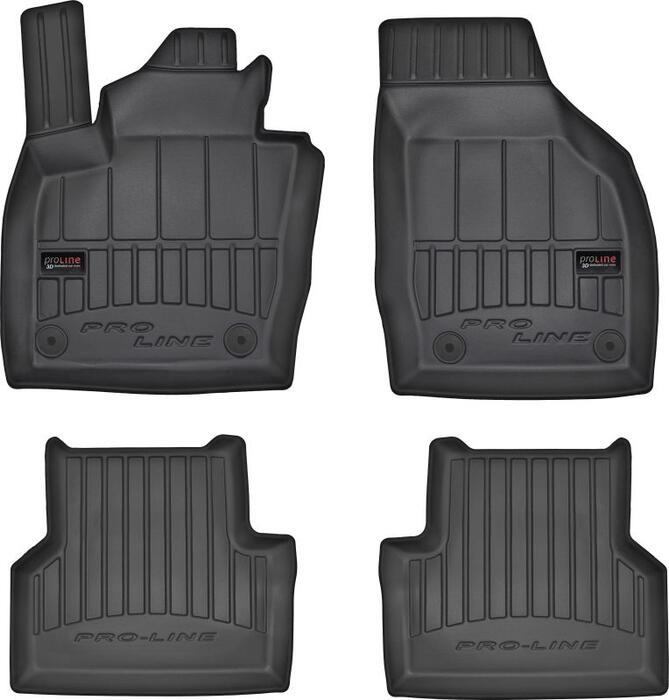 Gumijas paklāju komplekts 3D FROGUM AUDI Q3 I 2011-2018 (09-3D407664)