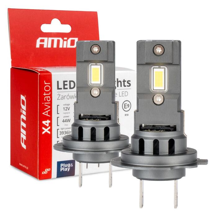 LED Headlights X4-series AVIATOR H7/H18 6500K