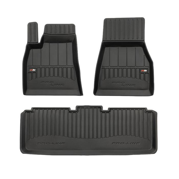 Gumijas paklāju komplekts 3D FROGUM TESLA MODEL S no 2012-... (09-3D408623)