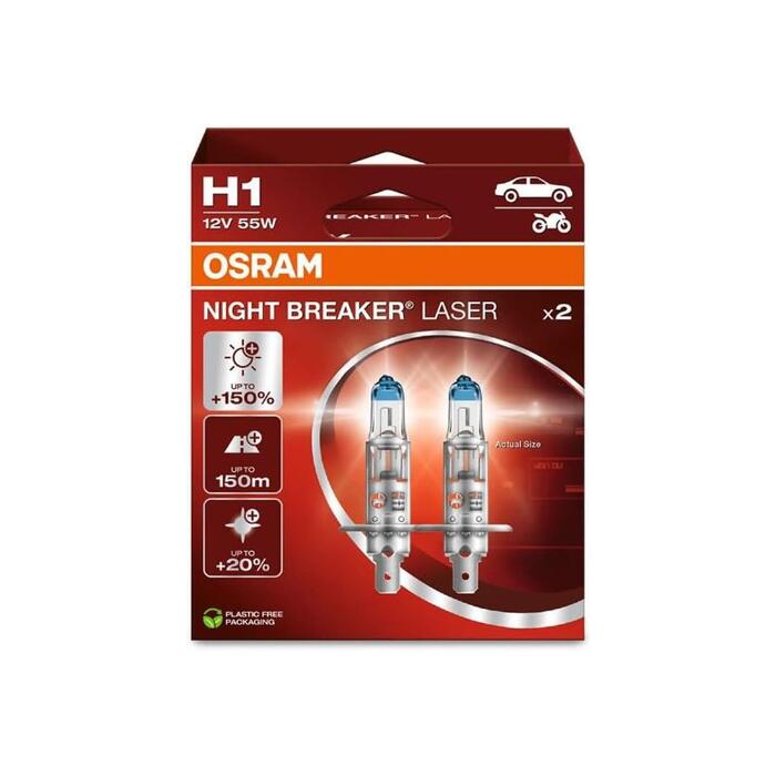 OSRAM SPULDZE H1 HCB 55W 12V