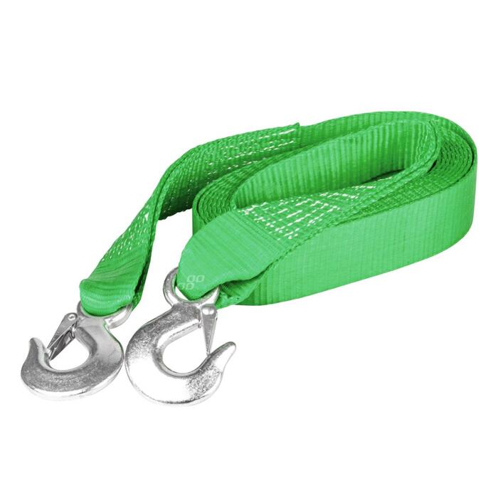 Auto vilkšanas trose - lenta 8000kg 70mm 5m hook+hook AMIO-03993 (03993)