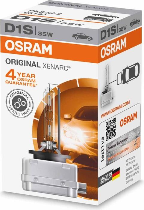 OSRAM SPULDZE D1S 35W PK32D-2 4X1