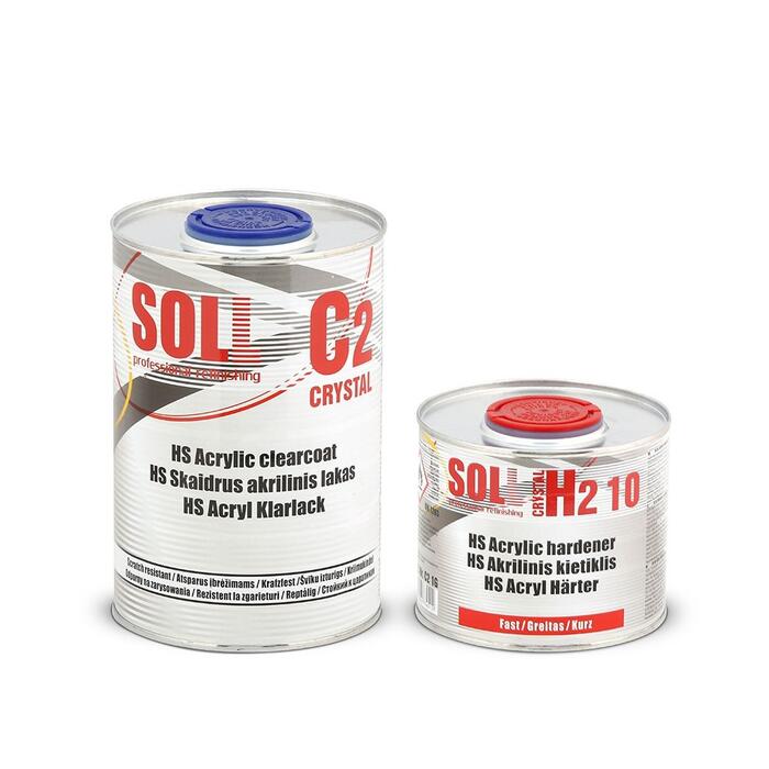 SOLL C2 HS Divkomponentu akrila laka