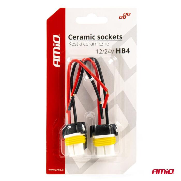 Taisna auto spuldzes ligzda H8/H11/H16 12V/24V